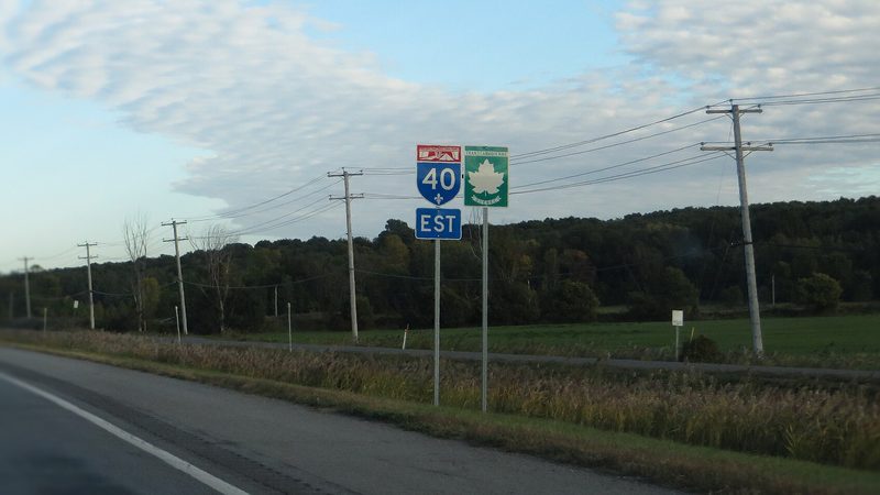 Autoroute 40 in Quebec