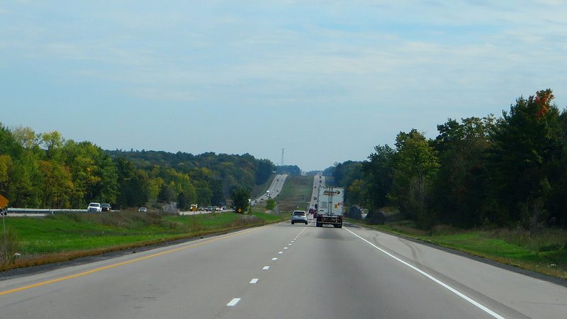 Highway 401 in Ontario, a road the rules apply to, not a picture of a logbook