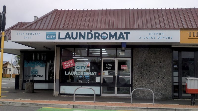 Washers in a laundromat, the errand a cab kit is supposed to make shorter