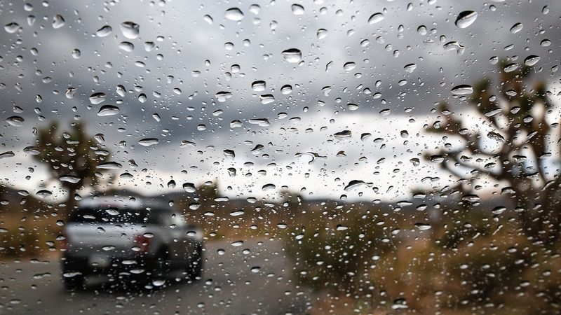 Rain on a window, the weather you will track into the sleeper on your boots